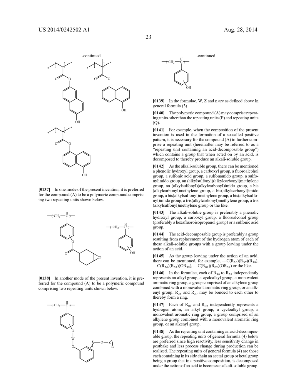 ACTINIC-RAY- OR RADIATION-SENSITIVE RESIN COMPOSITION, ACTINIC-RAY- OR     RADIATION-SENSITIVE FILM, MASK BLANK AND METHOD OF FORMING PATTERN - diagram, schematic, and image 29