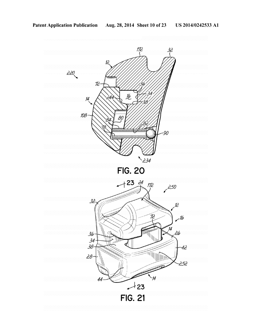 AESTHETIC ORTHODONTIC BRACKET AND METHOD OF MAKING SAME - diagram, schematic, and image 11