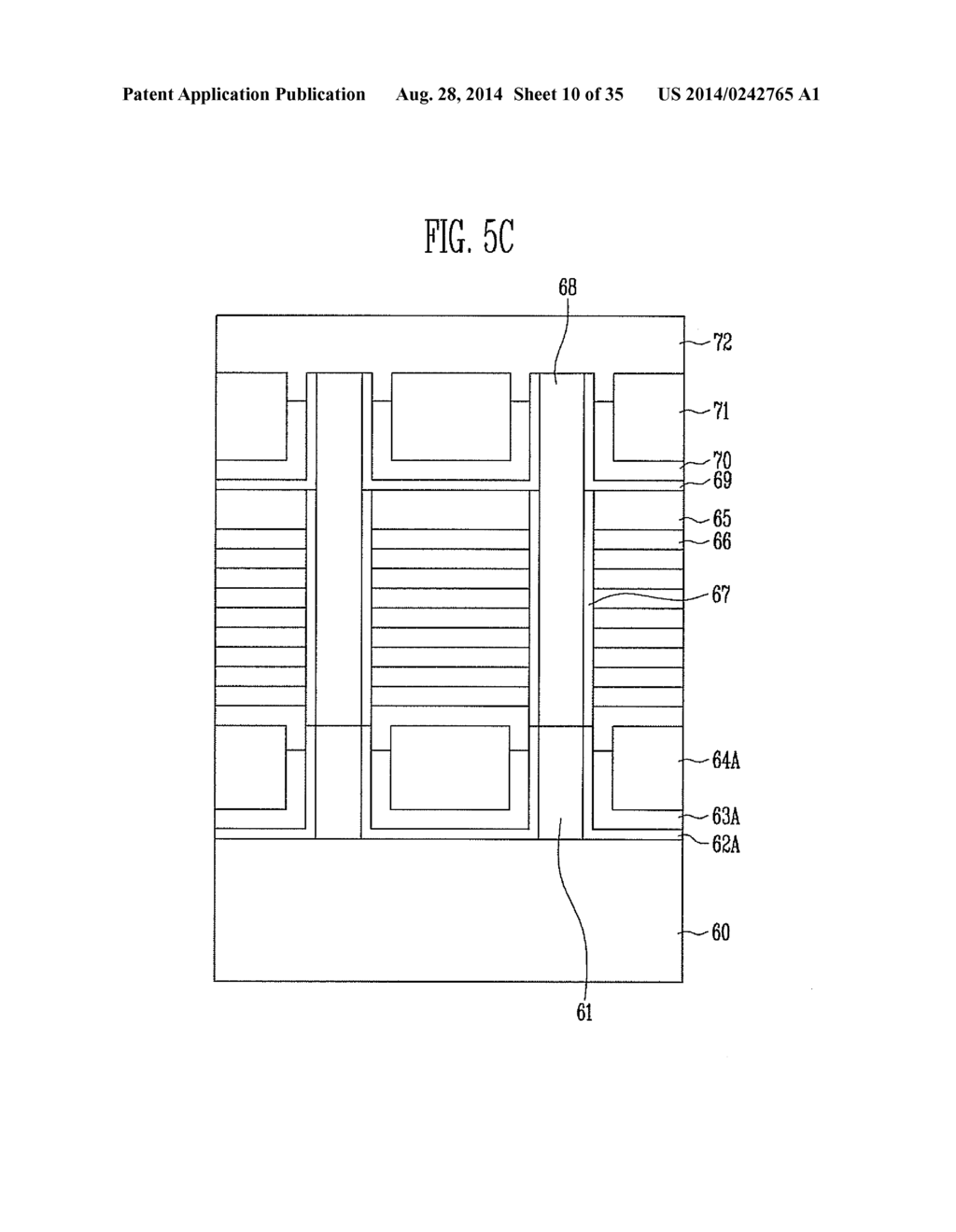 3-DIMENSIONAL NON-VOLATILE MEMORY DEVICE INCLUDING A SELECTION GATE HAVING     AN L SHAPE - diagram, schematic, and image 11