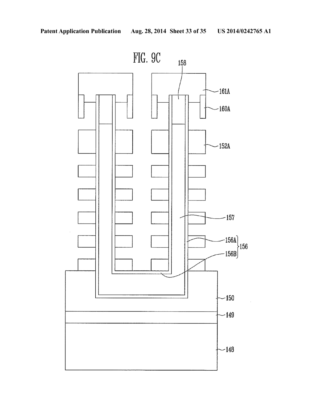 3-DIMENSIONAL NON-VOLATILE MEMORY DEVICE INCLUDING A SELECTION GATE HAVING     AN L SHAPE - diagram, schematic, and image 34