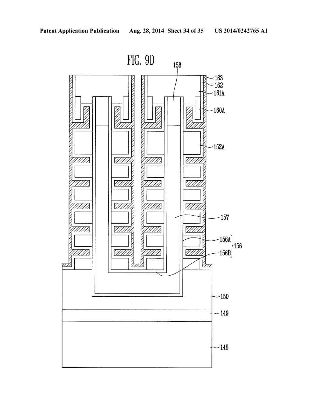 3-DIMENSIONAL NON-VOLATILE MEMORY DEVICE INCLUDING A SELECTION GATE HAVING     AN L SHAPE - diagram, schematic, and image 35