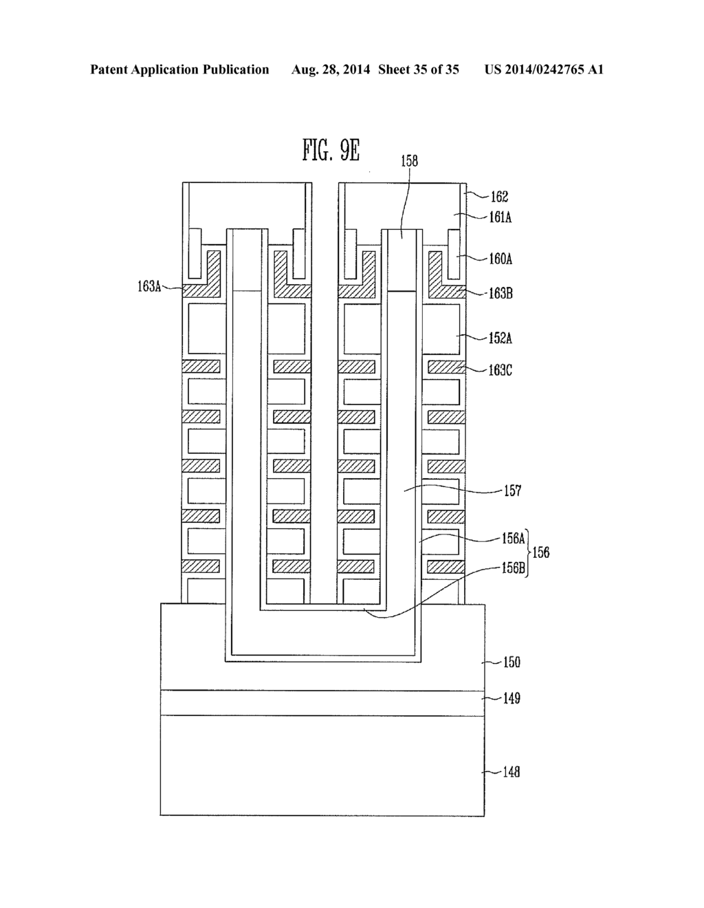 3-DIMENSIONAL NON-VOLATILE MEMORY DEVICE INCLUDING A SELECTION GATE HAVING     AN L SHAPE - diagram, schematic, and image 36