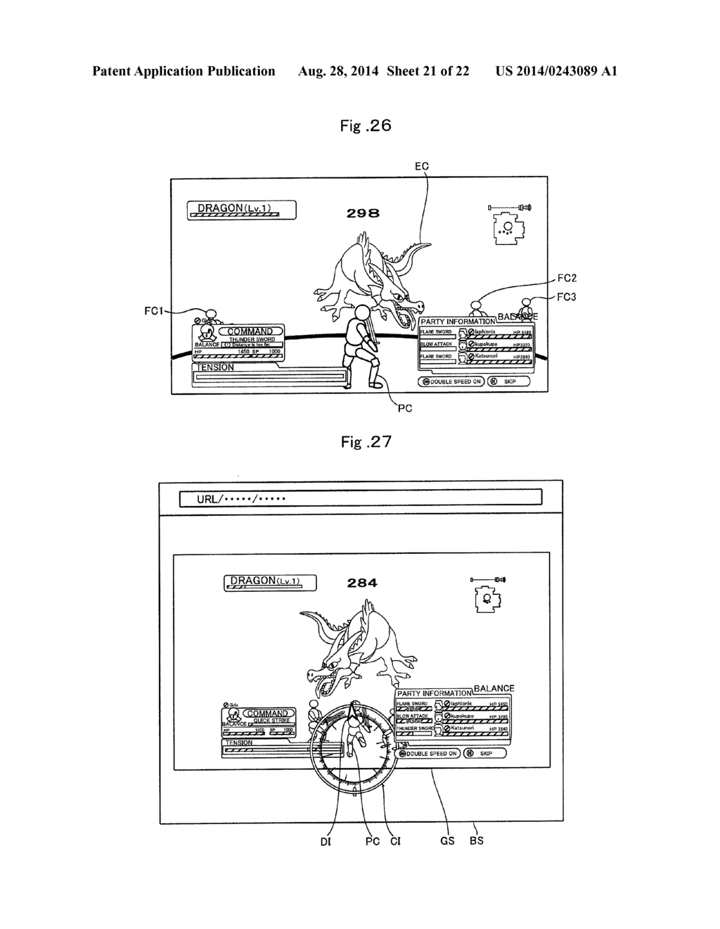 VIDEO GAME PROCESSING PROGRAM AND VIDEO GAME PROCESSING METHOD - diagram, schematic, and image 22