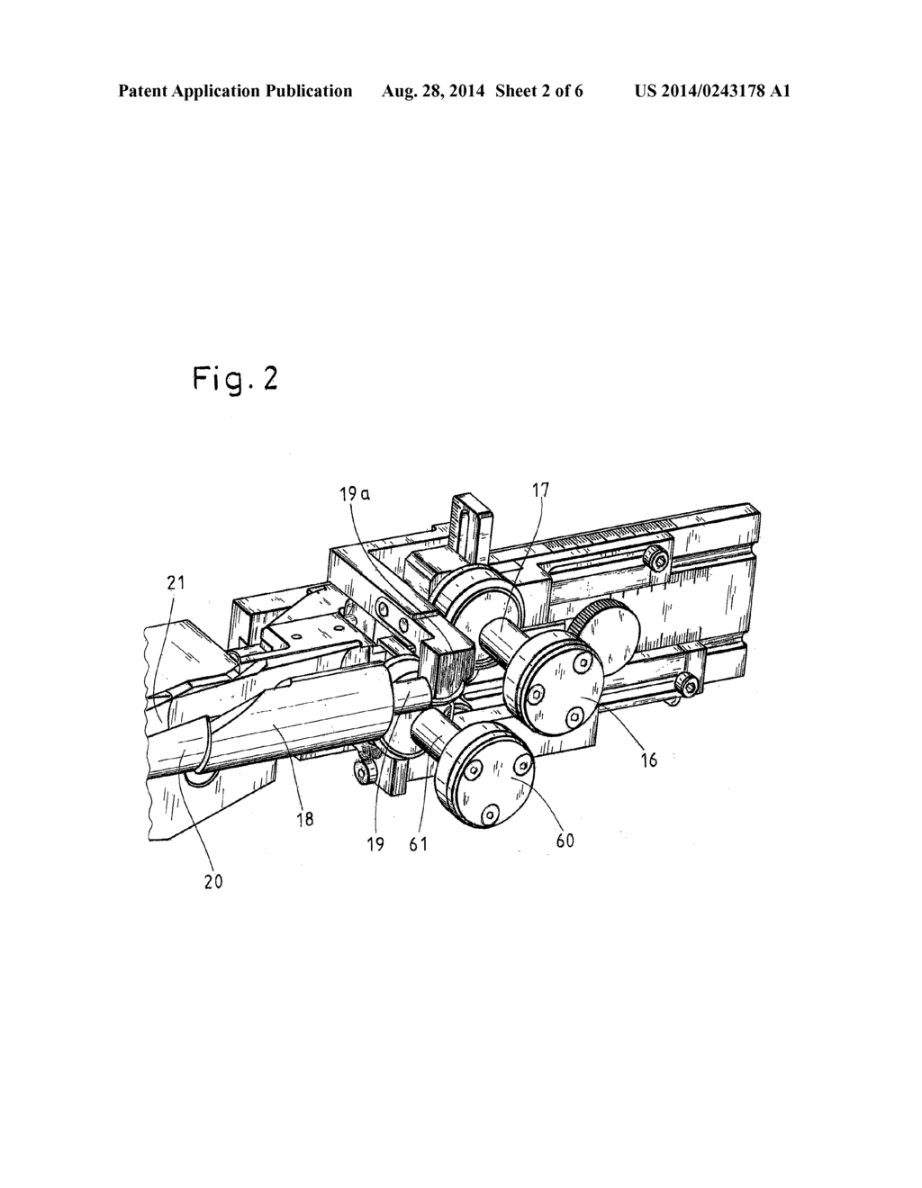 APPARATUS, METHOD AND MACHINE FOR PRODUCING AN ENDLESS FILTER ROD OF THE     TOBACCO PROCESSING INDUSTRY - diagram, schematic, and image 03