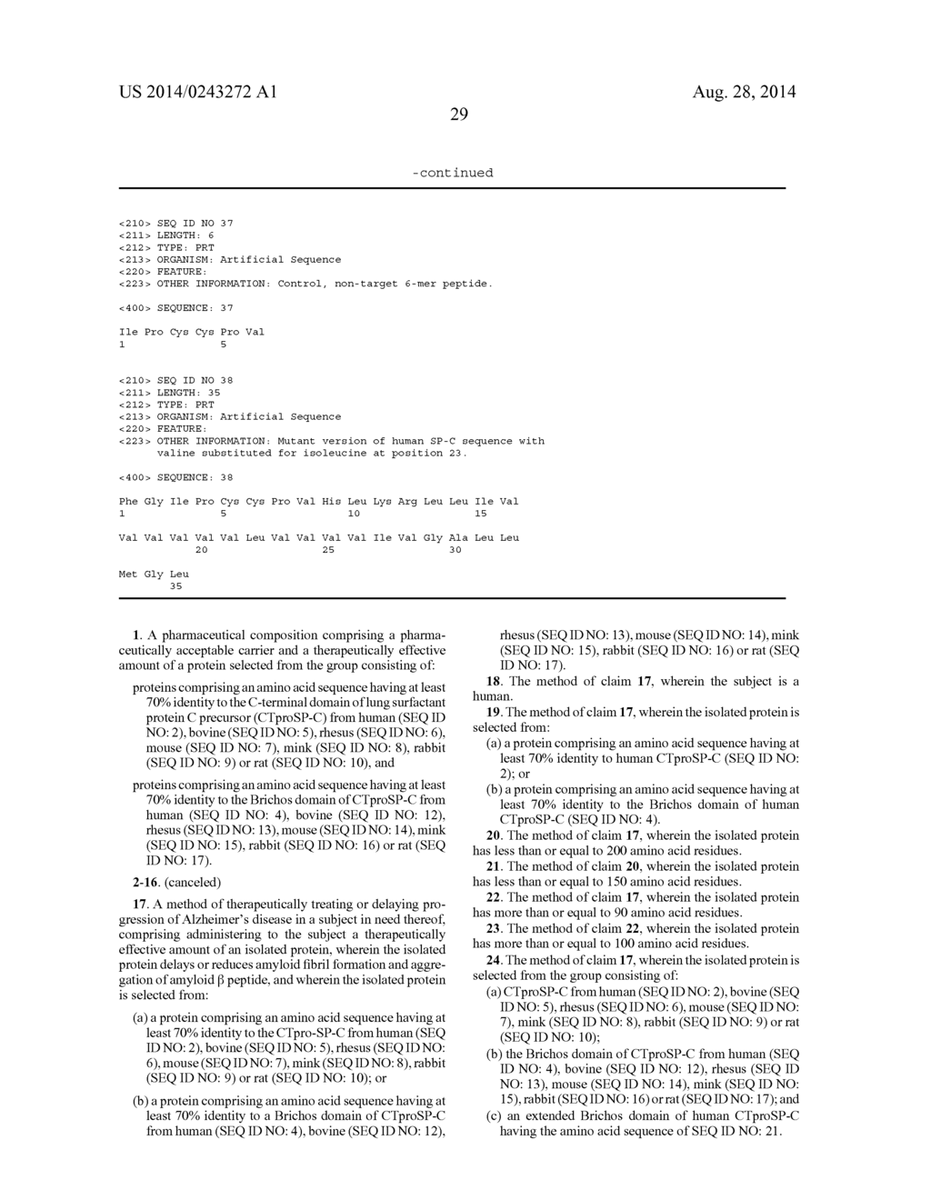 COMPOUND AND METHOD FOR TREATMENT OF ALZHEIMER'S DISEASE - diagram, schematic, and image 41