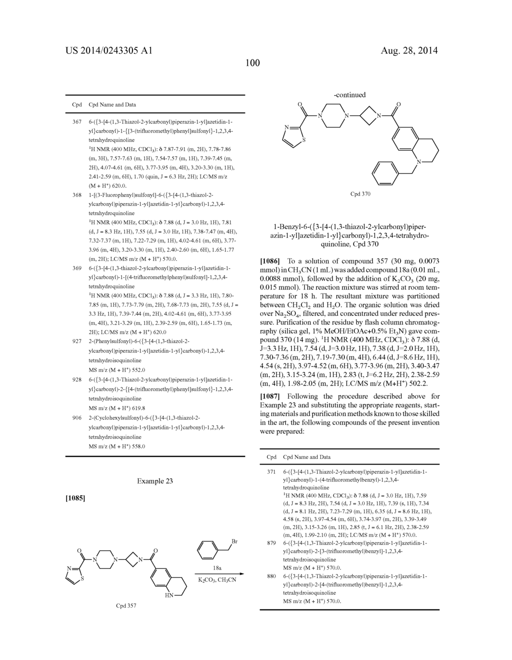 AZETIDINYL DIAMIDES AS MONOACYLGLYCEROL LIPASE INHIBITORS - diagram, schematic, and image 101