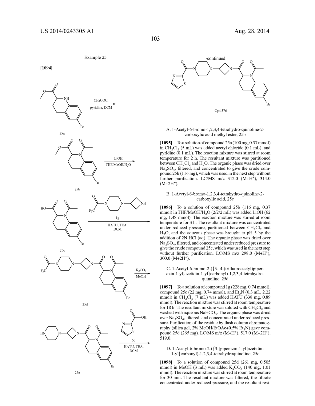 AZETIDINYL DIAMIDES AS MONOACYLGLYCEROL LIPASE INHIBITORS - diagram, schematic, and image 104