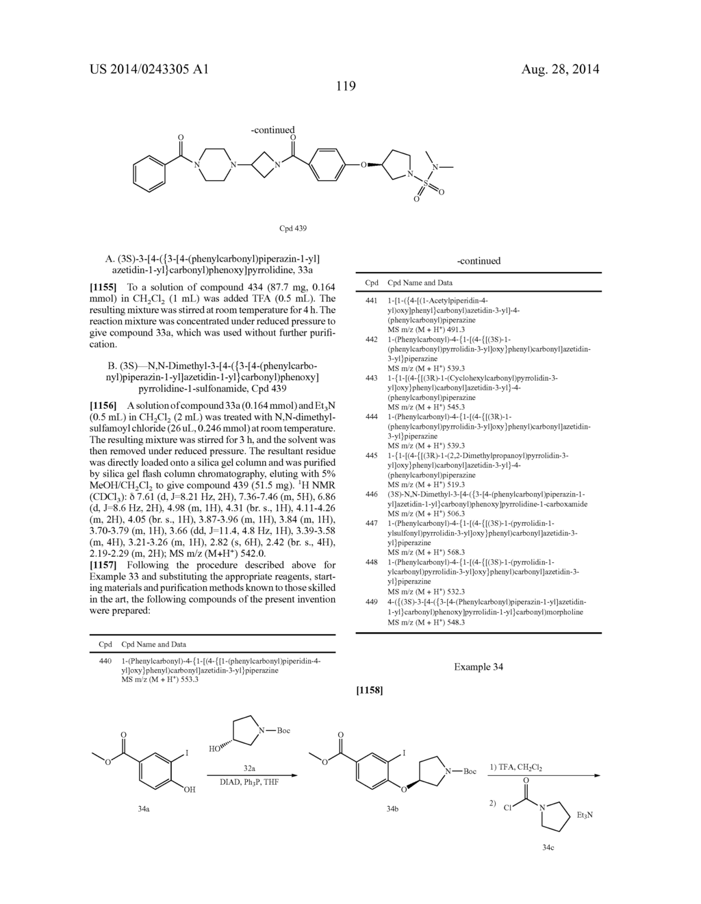 AZETIDINYL DIAMIDES AS MONOACYLGLYCEROL LIPASE INHIBITORS - diagram, schematic, and image 120