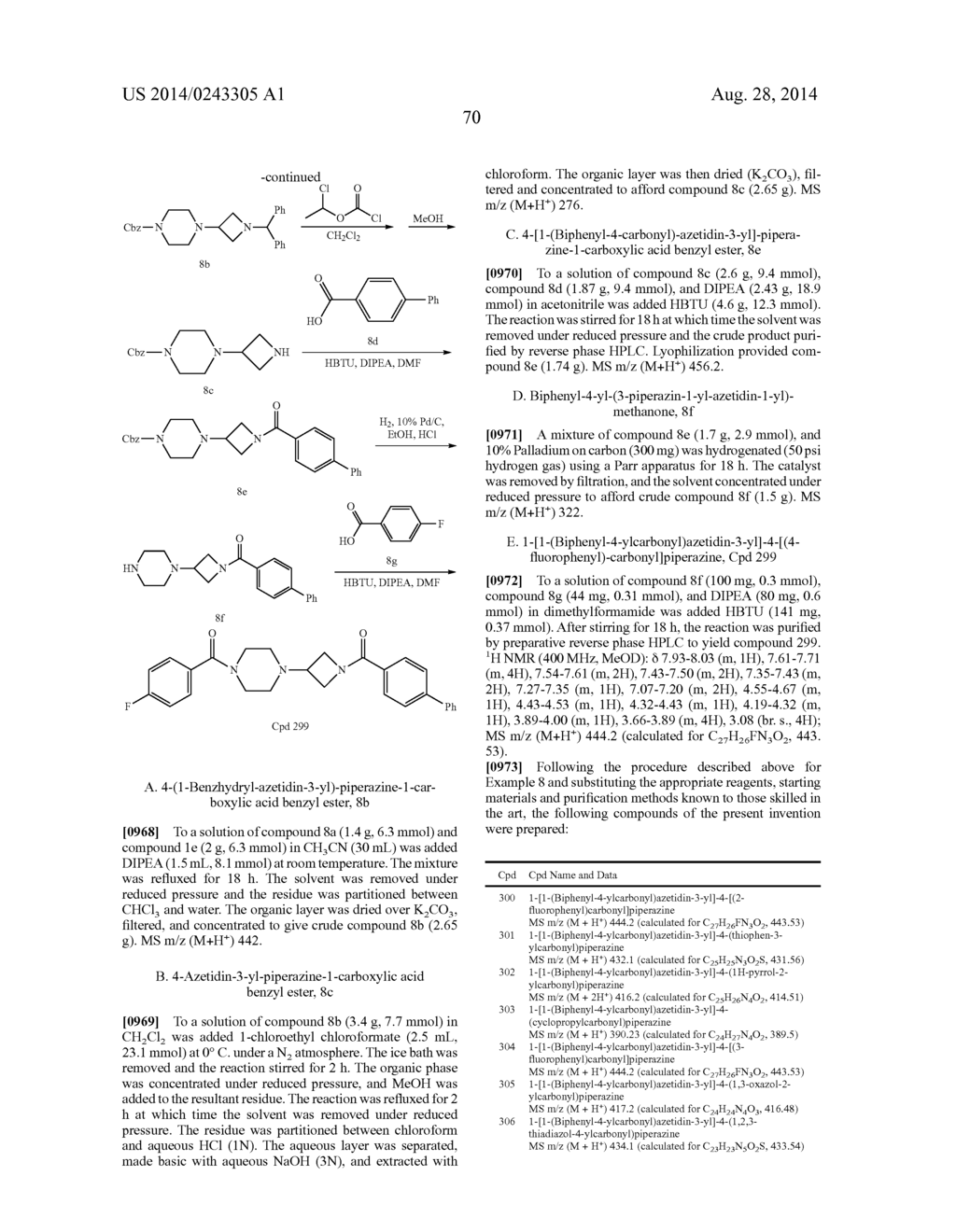 AZETIDINYL DIAMIDES AS MONOACYLGLYCEROL LIPASE INHIBITORS - diagram, schematic, and image 71