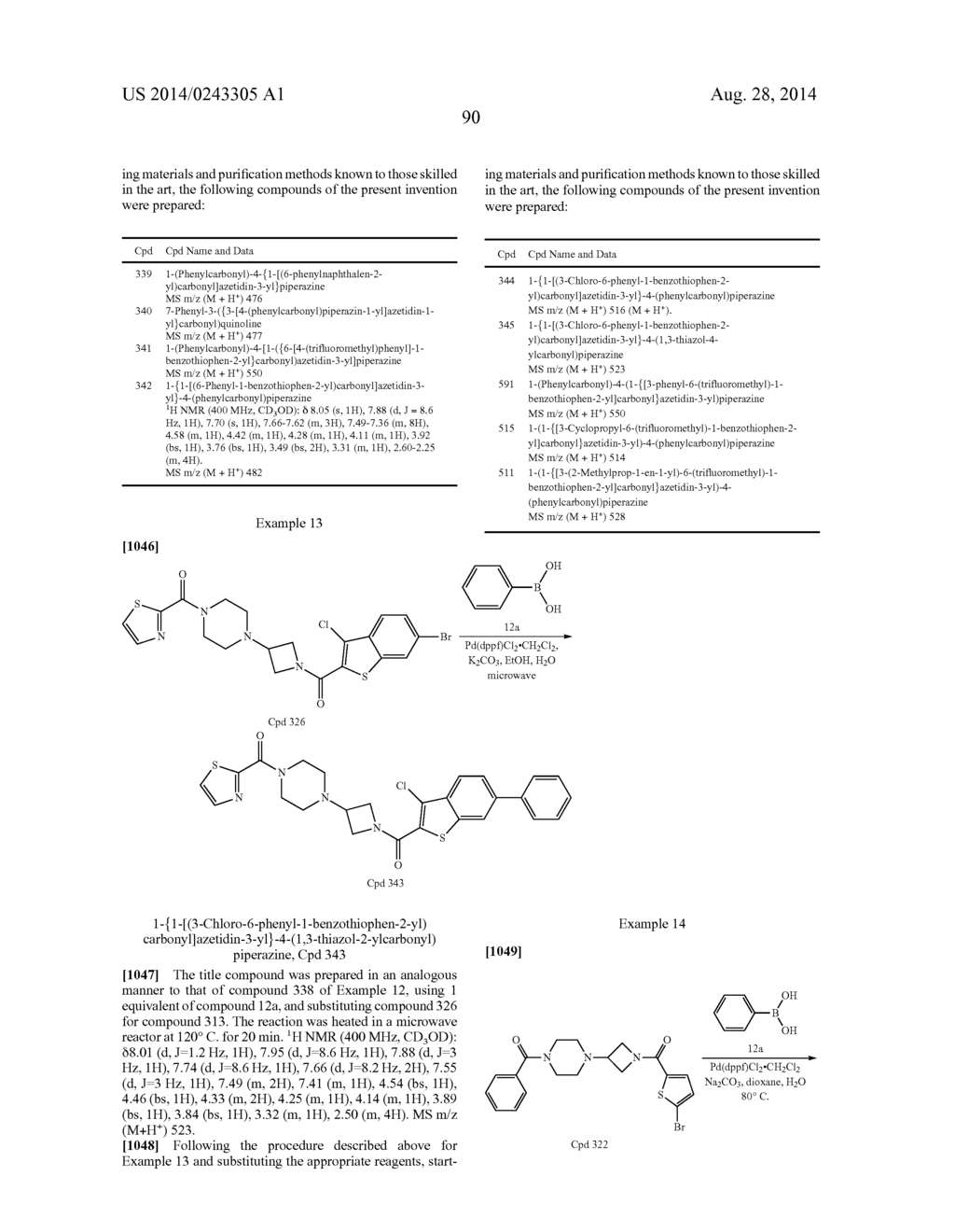 AZETIDINYL DIAMIDES AS MONOACYLGLYCEROL LIPASE INHIBITORS - diagram, schematic, and image 91