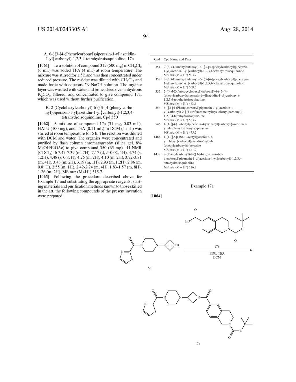 AZETIDINYL DIAMIDES AS MONOACYLGLYCEROL LIPASE INHIBITORS - diagram, schematic, and image 95