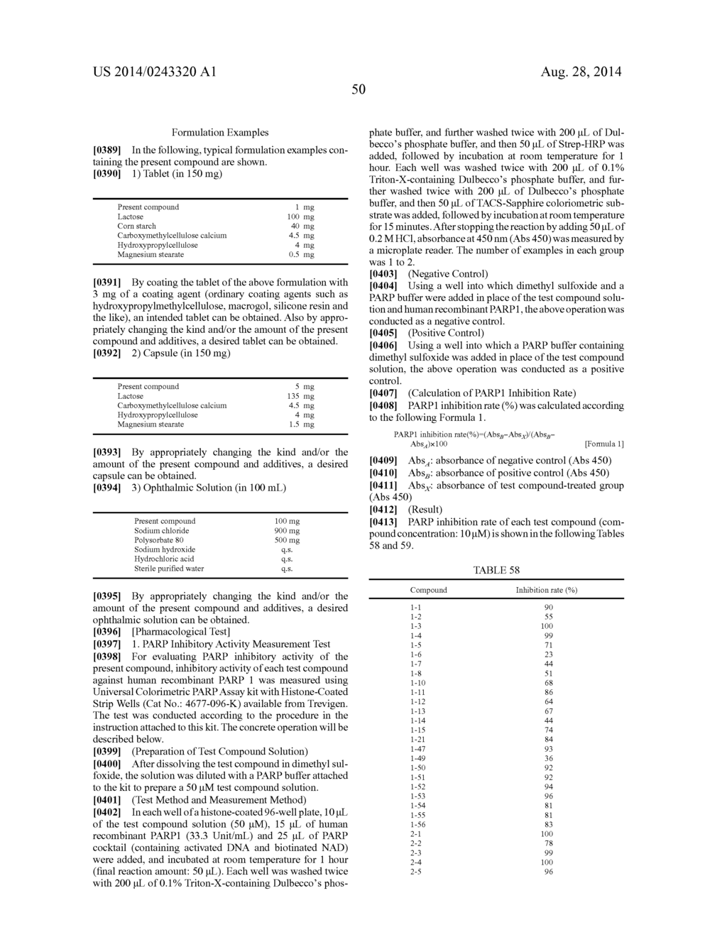 NOVEL COMPOUND HAVING PARP INHIBITORY ACTIVITY - diagram, schematic, and image 51