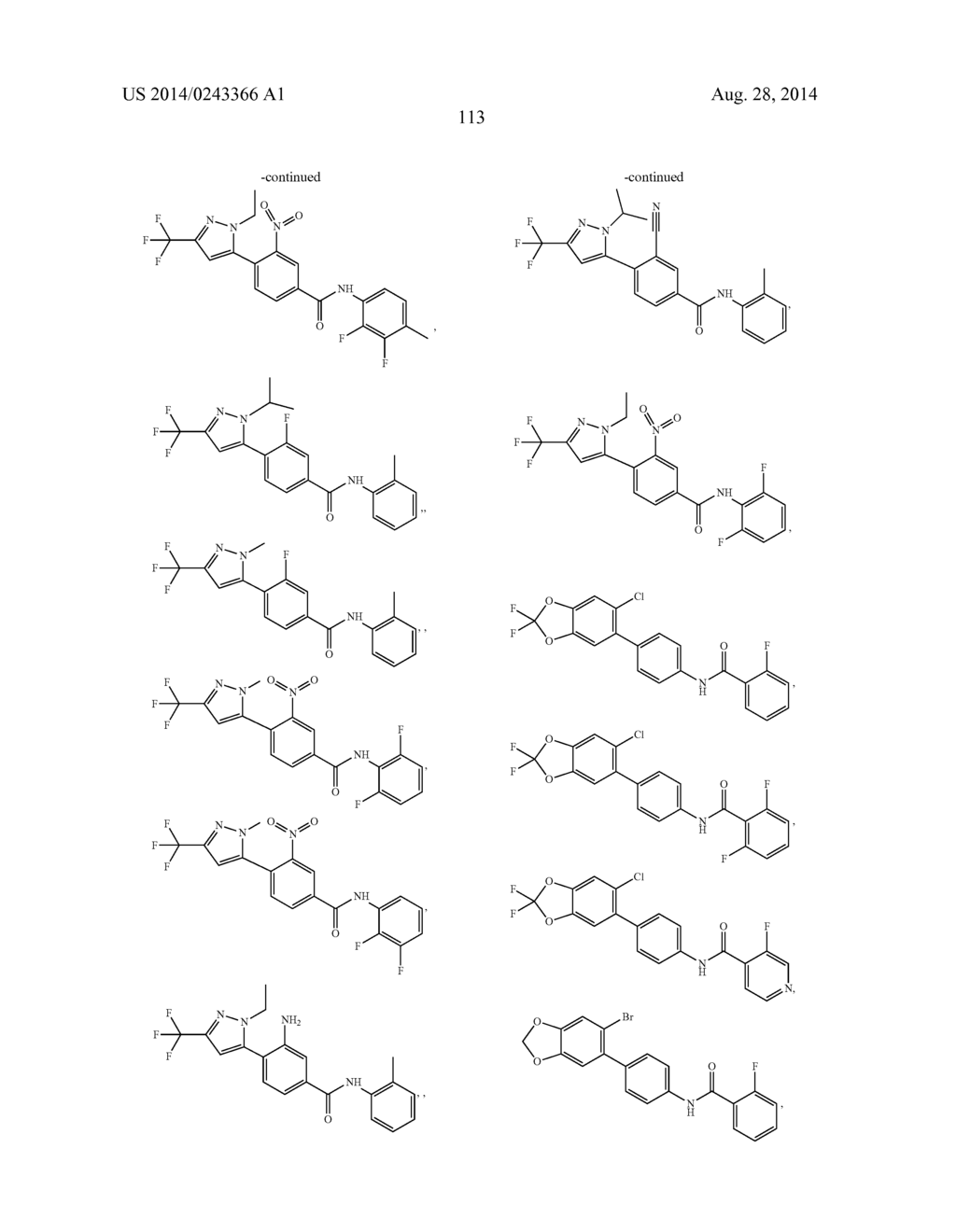 COMPOUNDS THAT MODULATE INTRACELLULAR CALCIUM - diagram, schematic, and image 116