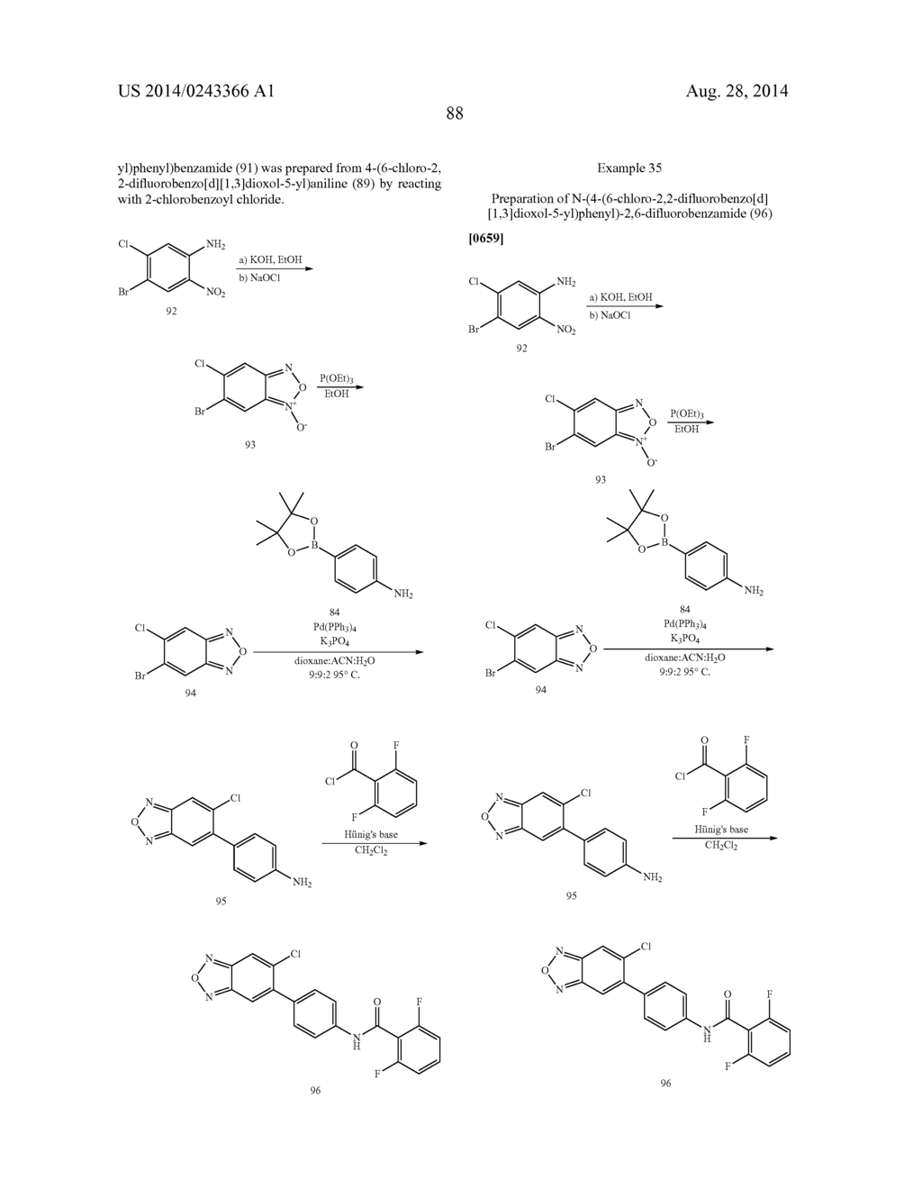 COMPOUNDS THAT MODULATE INTRACELLULAR CALCIUM - diagram, schematic, and image 91