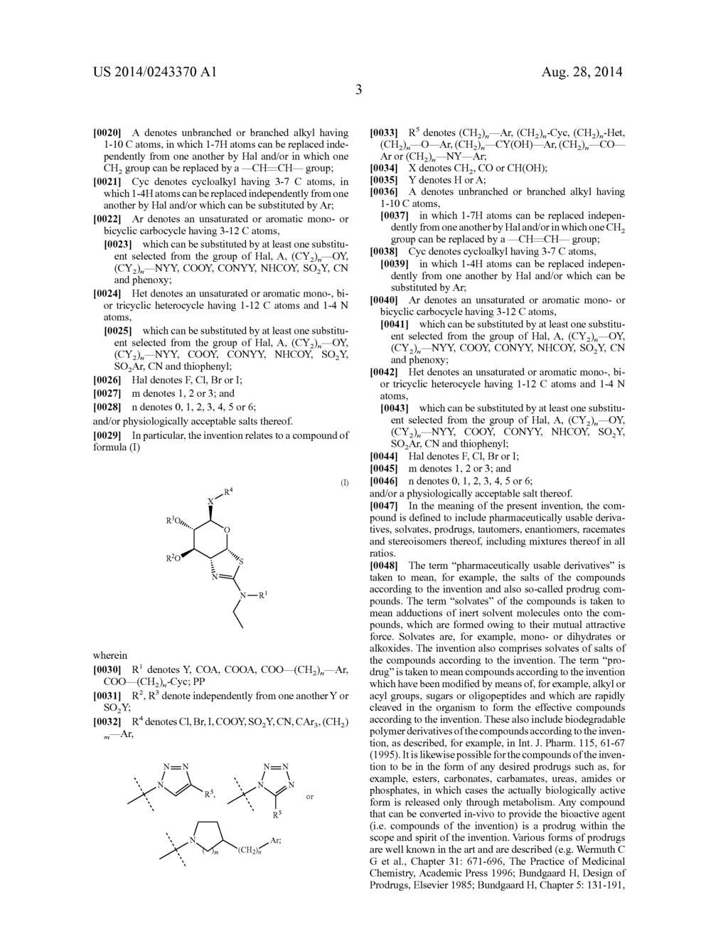 Pyrano[3,2-D][1,3]thiazole as glycosidase inhibitors - diagram, schematic, and image 04
