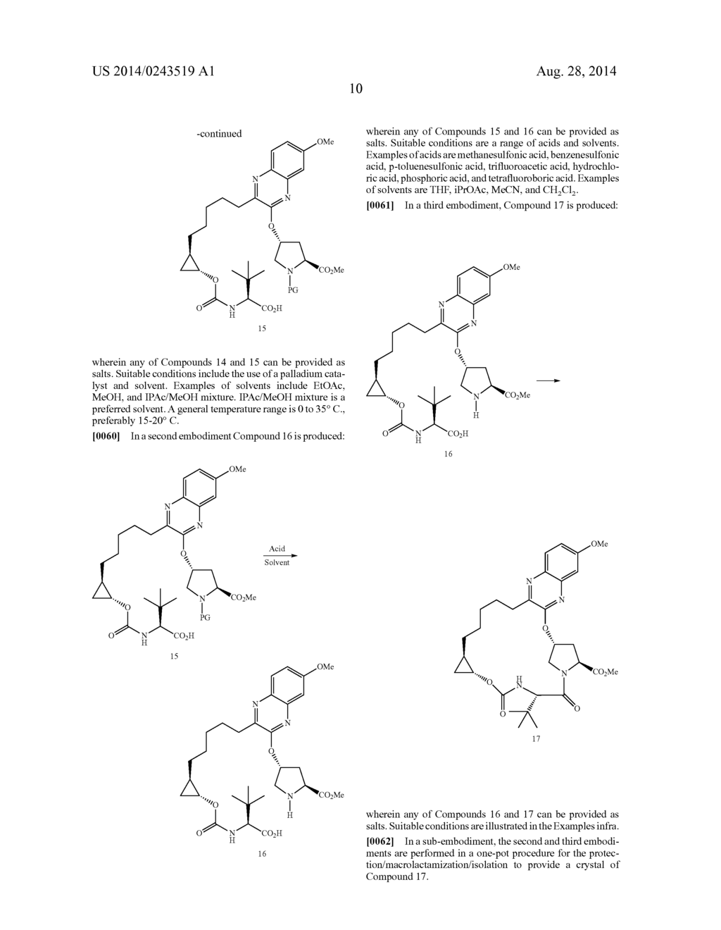 METHODS AND INTERMEDIATES FOR PREPARING MACROLACTAMS - diagram, schematic, and image 13