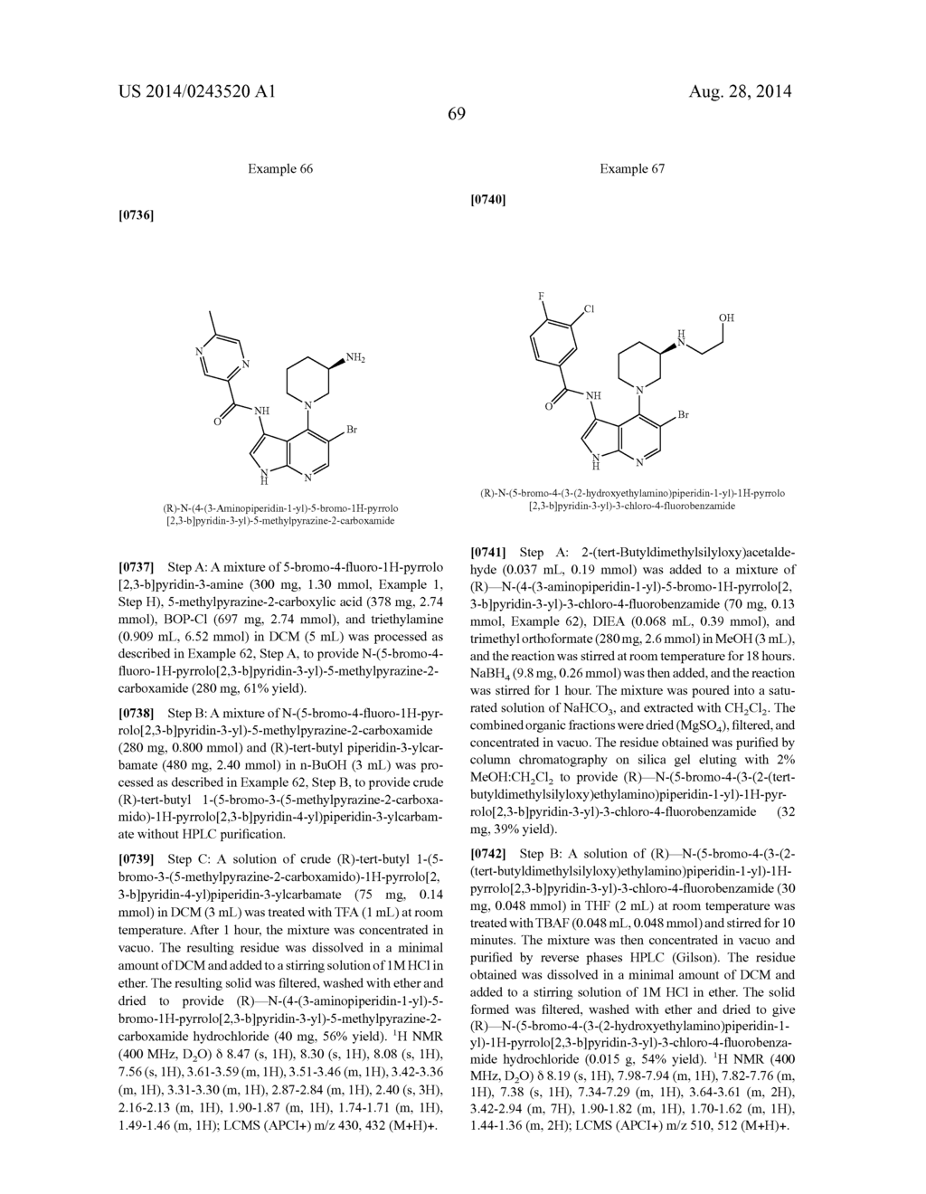 PYRROLOPYRIDINES AS KINASE INHIBITORS - diagram, schematic, and image 70