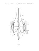 Methods and Apparatus for Endovascular Heart Valve Replacement Comprising     Tissue Grasping Elements diagram and image