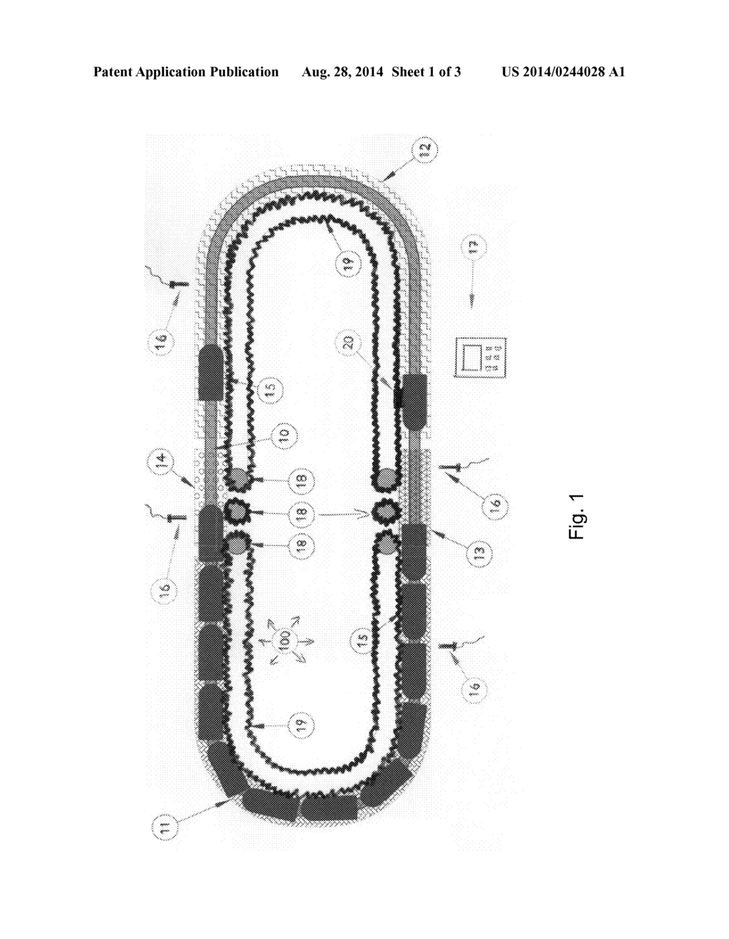 Method and Apparatus for Changing Carriage Speed on a Closed-loop Track - diagram, schematic, and image 02