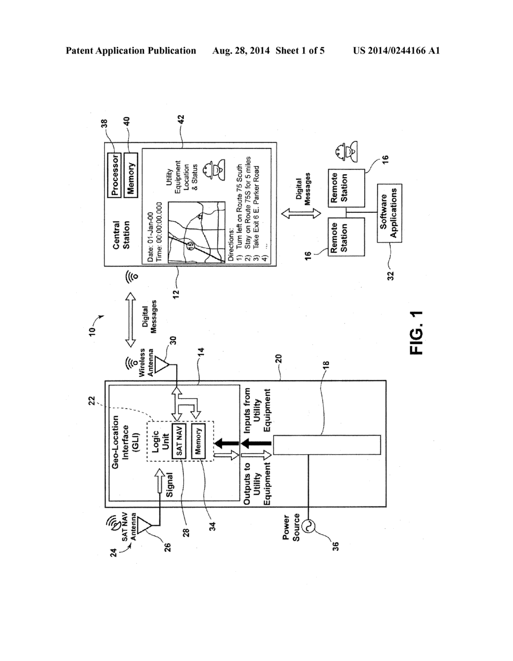 APPARATUS AND METHOD FOR IMPROVED GEO-LOCATION OF UTILITY EQUIPMENT - diagram, schematic, and image 02