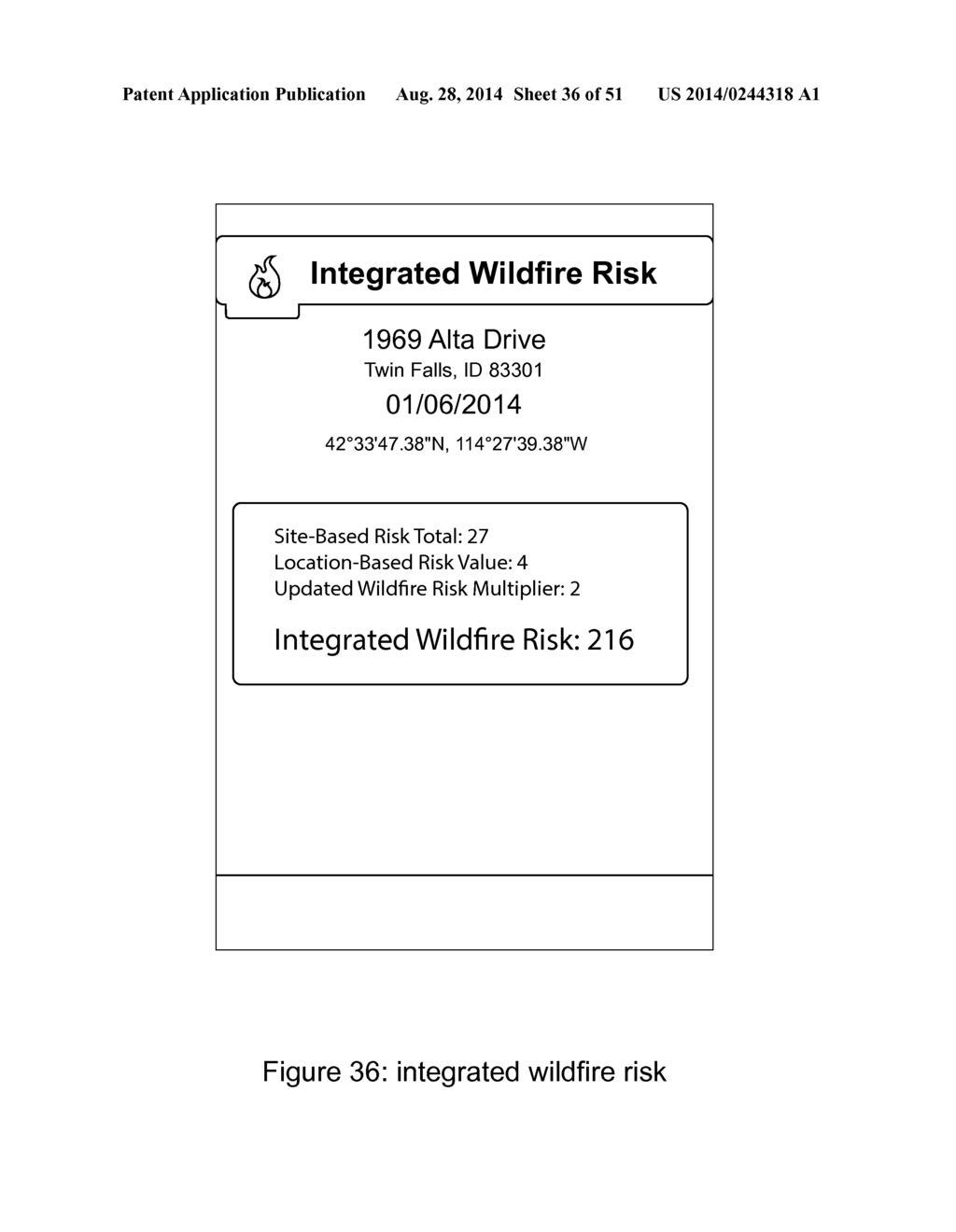 SYSTEM AND METHOD FOR COLLECTING AND ASSESSING WILDFIRE HAZARD DATA* - diagram, schematic, and image 37