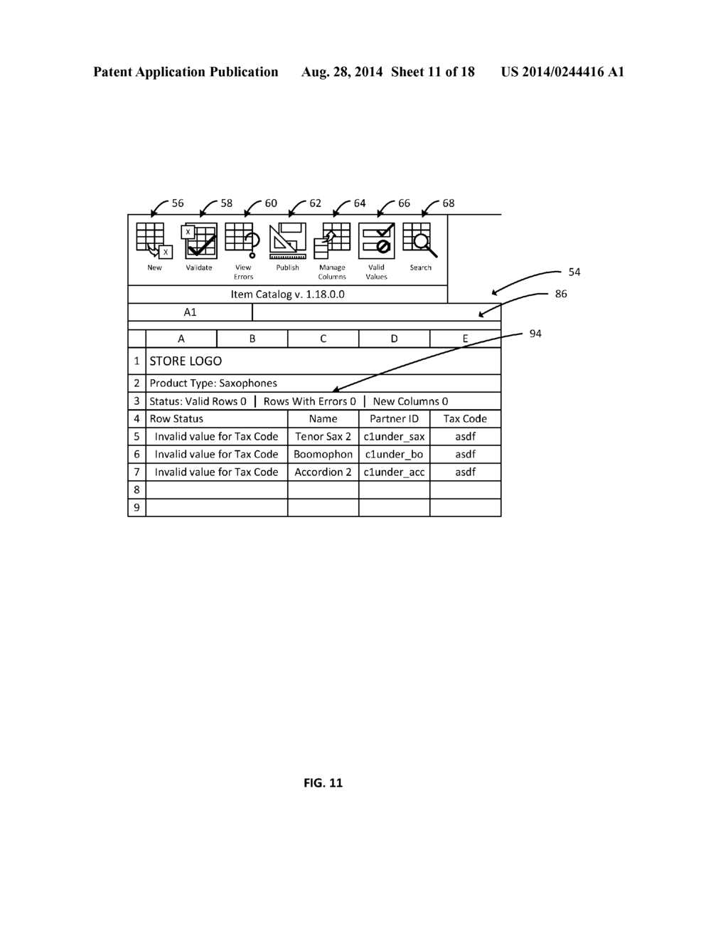 METHOD AND SYSTEM TO FACILITATE THE ADDITION OF ITEMS TO AN ELECTRONIC     ITEM CATALOG - diagram, schematic, and image 12