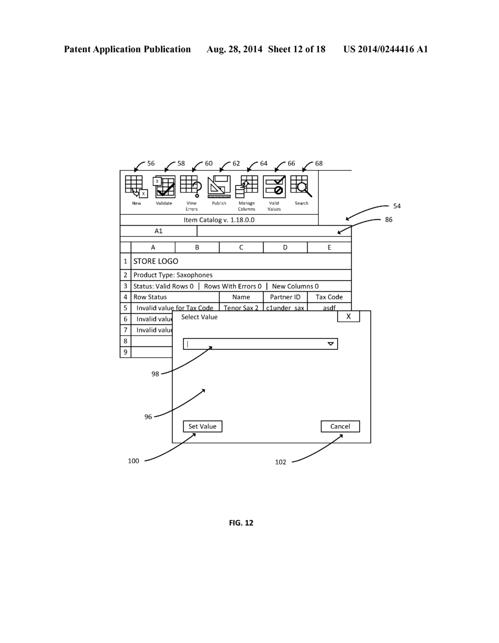 METHOD AND SYSTEM TO FACILITATE THE ADDITION OF ITEMS TO AN ELECTRONIC     ITEM CATALOG - diagram, schematic, and image 13