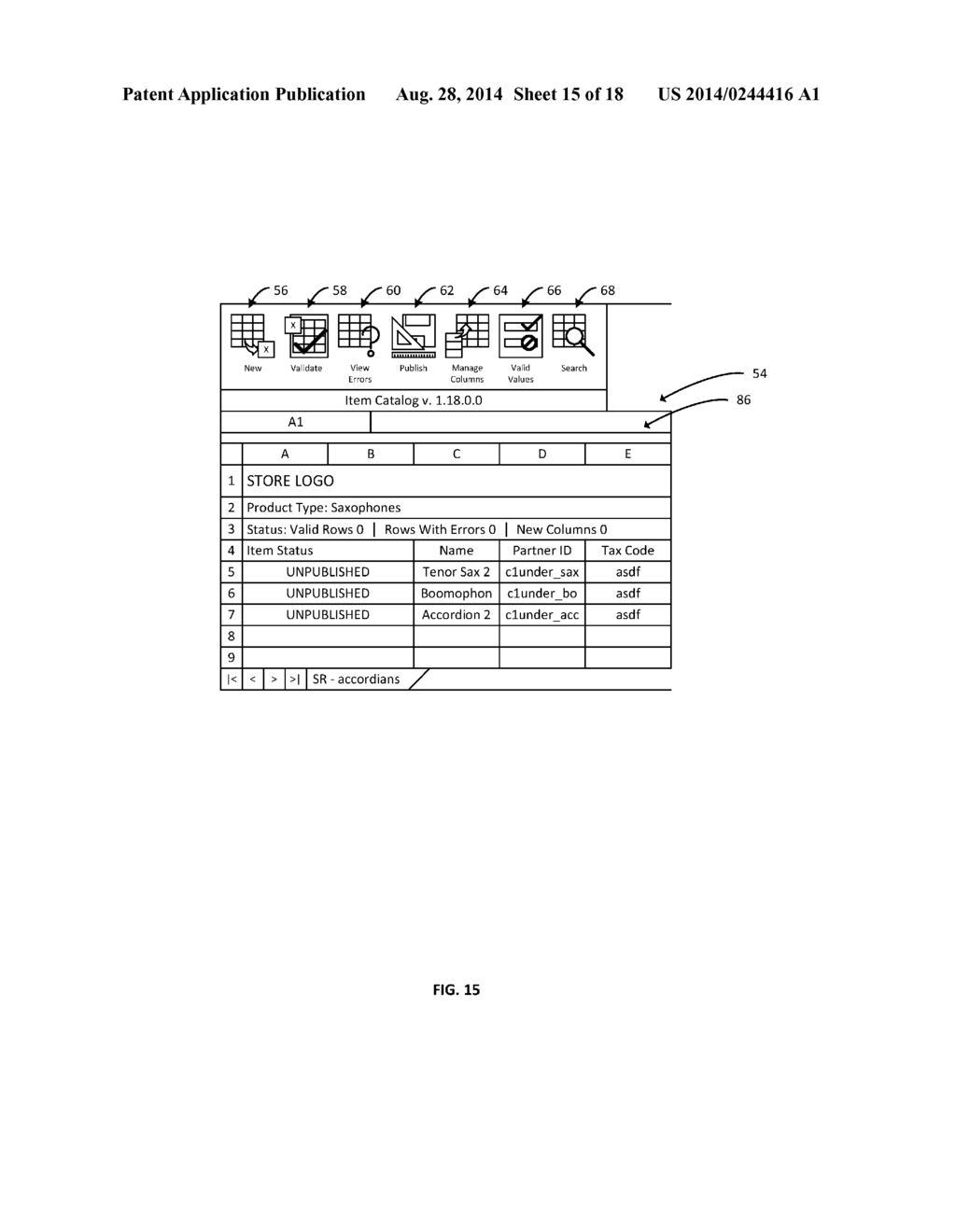 METHOD AND SYSTEM TO FACILITATE THE ADDITION OF ITEMS TO AN ELECTRONIC     ITEM CATALOG - diagram, schematic, and image 16