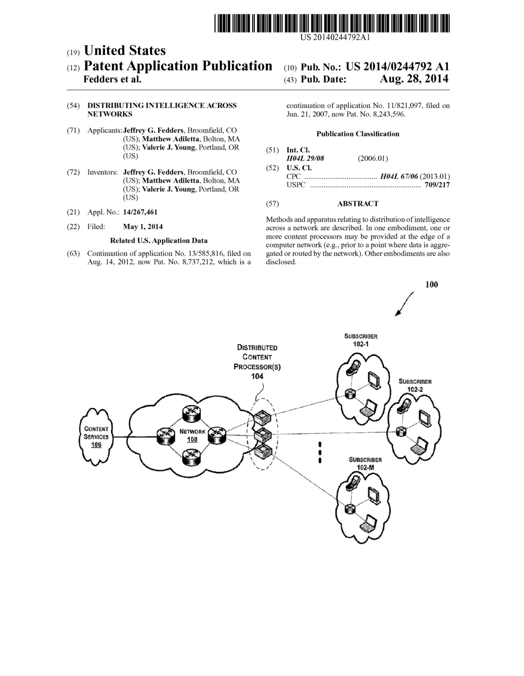 DISTRIBUTING INTELLIGENCE ACROSS NETWORKS - diagram, schematic, and image 01