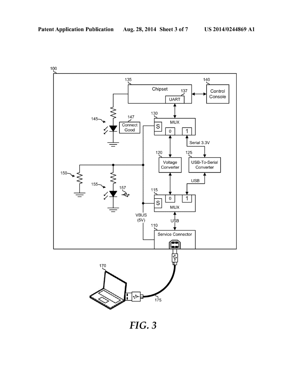 Dual Mode USB and Serial Console Port - diagram, schematic, and image 04