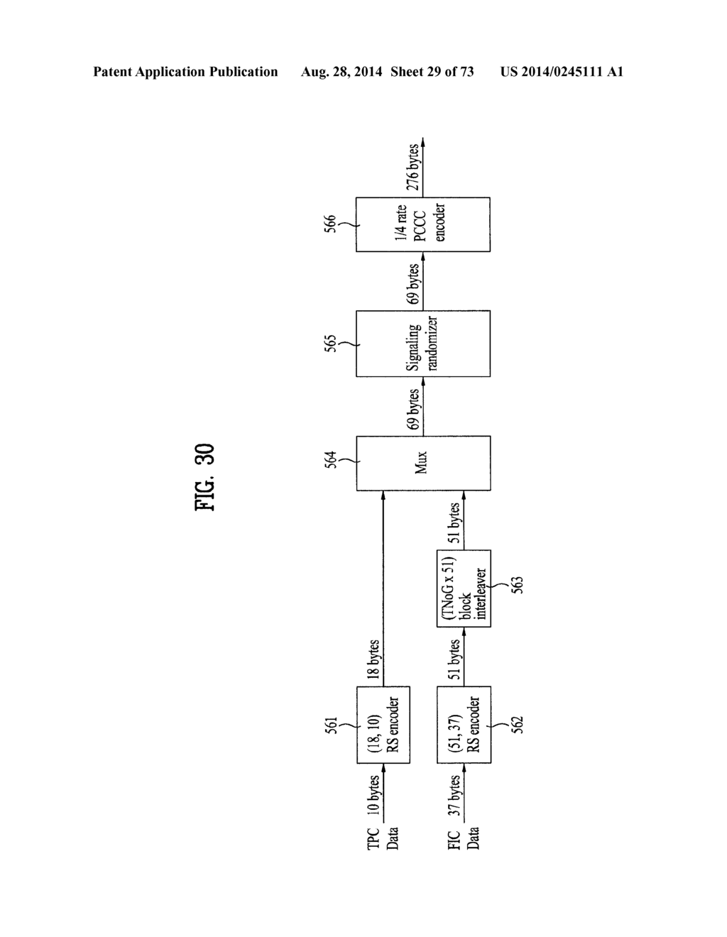 DIGITAL BROADCASTING SYSTEM AND DATA PROCESSING METHOD - diagram, schematic, and image 30