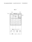 MOBILE DEVICE AND METHOD FOR PROVIDING WIDGETS diagram and image