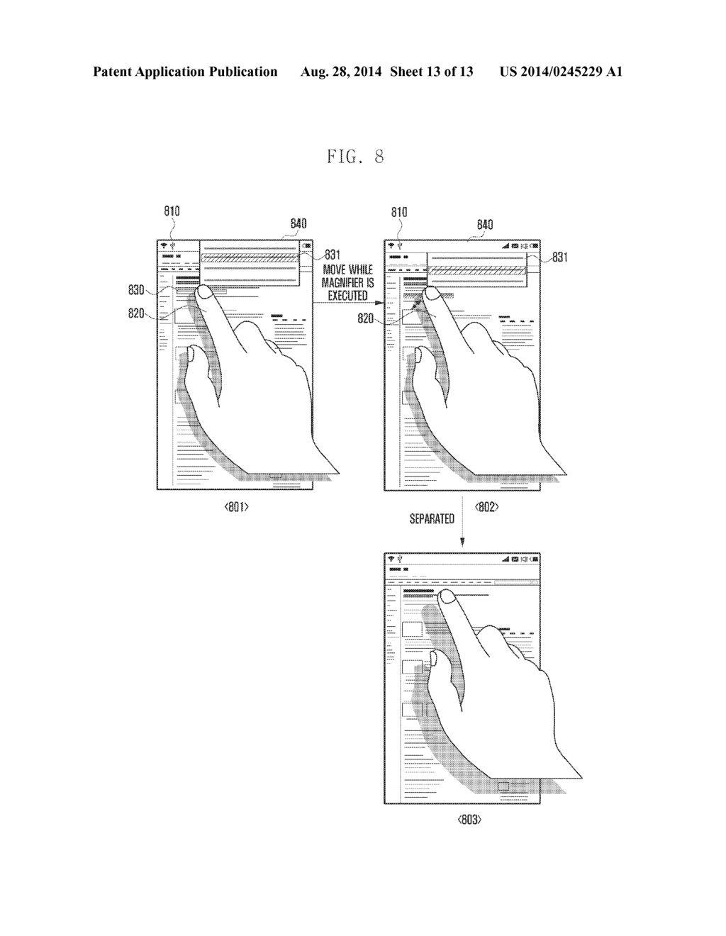 METHOD AND APPARATUS FOR OPERATING OBJECT IN USER DEVICE - diagram, schematic, and image 14