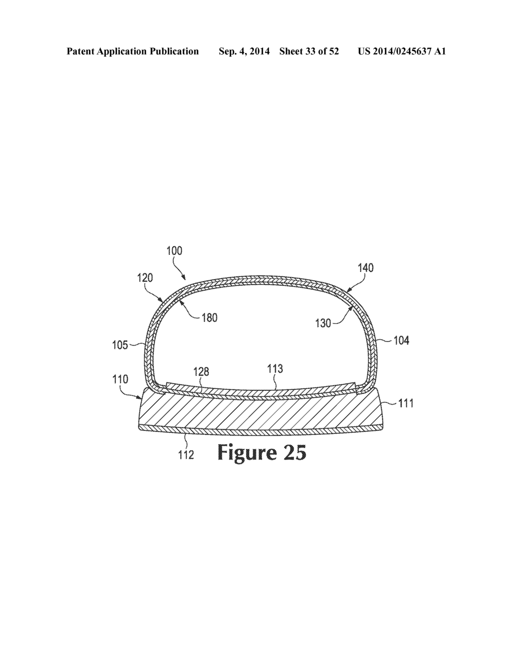 Article Of Footwear Incorporating A Knitted Component With Interior Layer     Features - diagram, schematic, and image 34