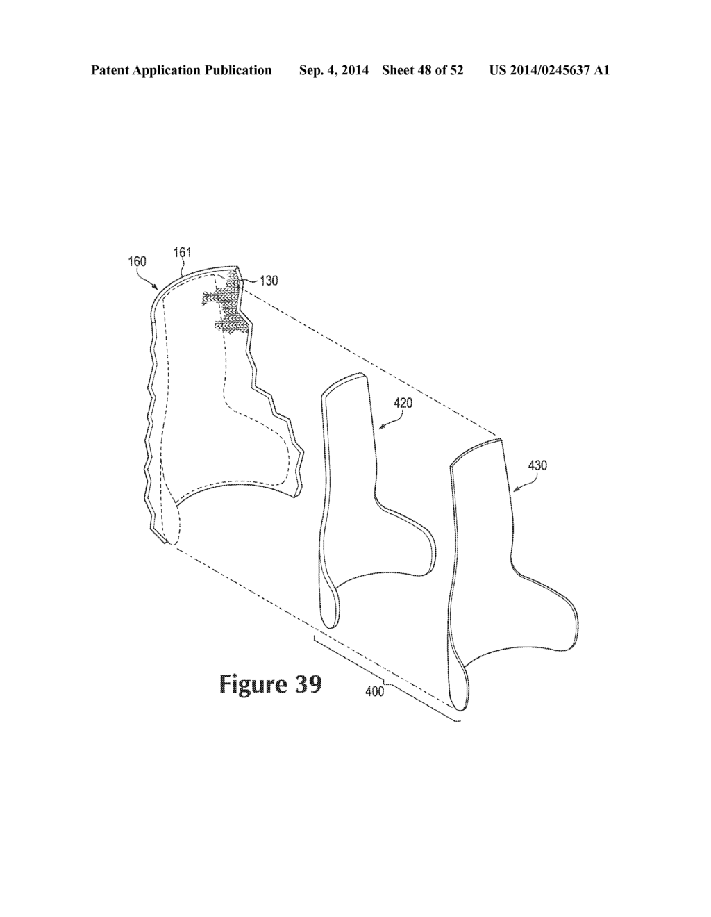 Article Of Footwear Incorporating A Knitted Component With Interior Layer     Features - diagram, schematic, and image 49