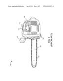 SYSTEMS AND METHODS FOR A CHAINSAW SAFETY DEVICE diagram and image