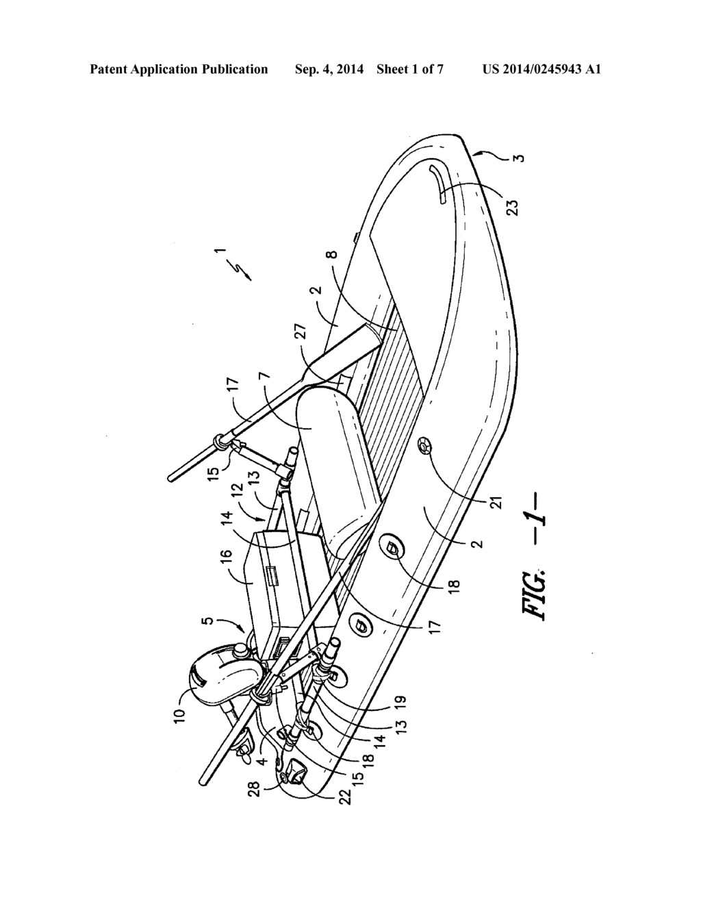 CONVERTIBLE INFLATABLE BOAT WITH STAND UP PADDLEBOARD - diagram, schematic, and image 02