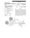 METHOD AND APPARATUS FOR PRODUCING AN EASILY APPLIED SELF ADHESIVE     FLEXIBLE MAGNETIC SUBSTRATE diagram and image