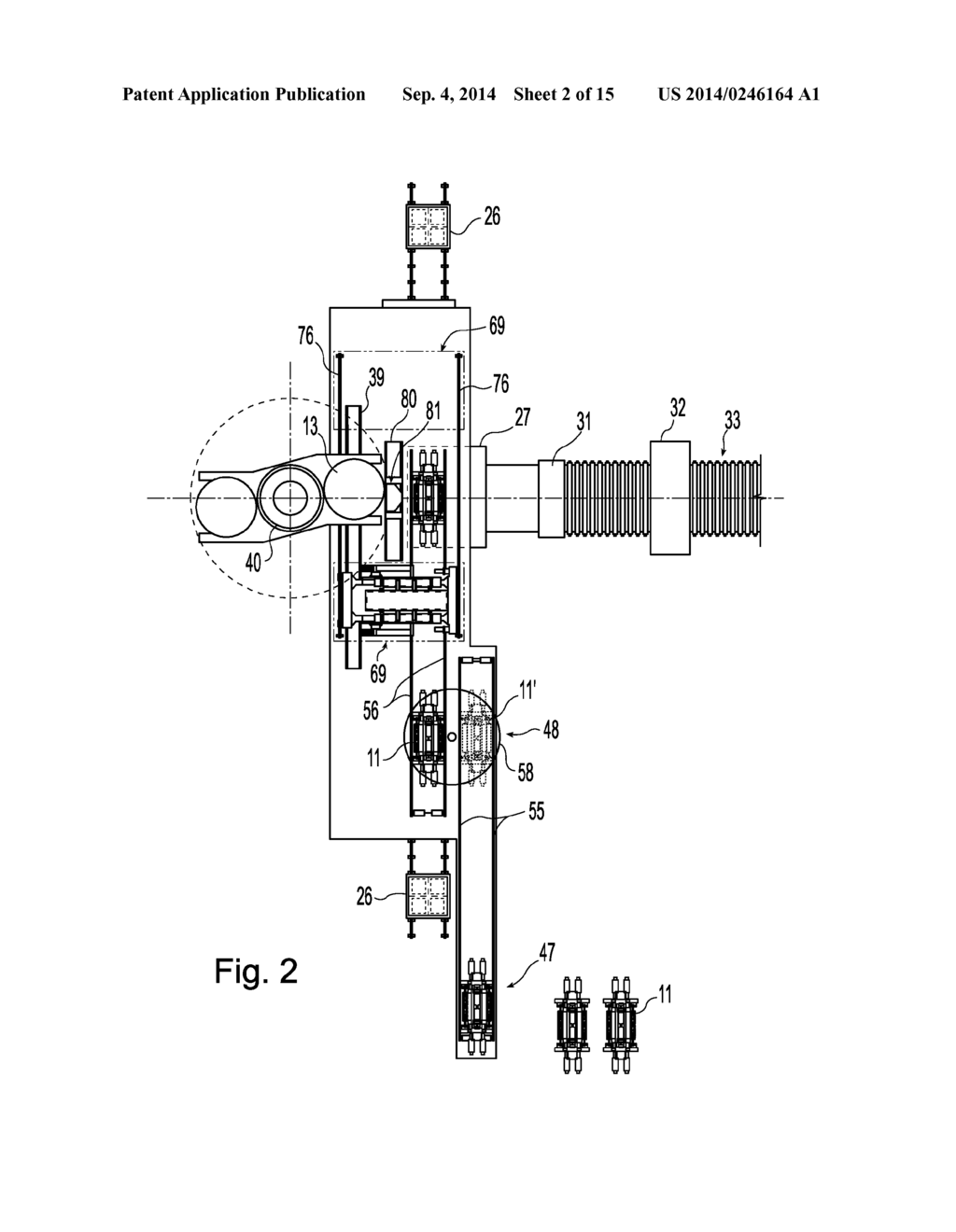 STRIP CASTING APPARATUS FOR RAPID SET AND CHANGE OF CASTING ROLLS - diagram, schematic, and image 03