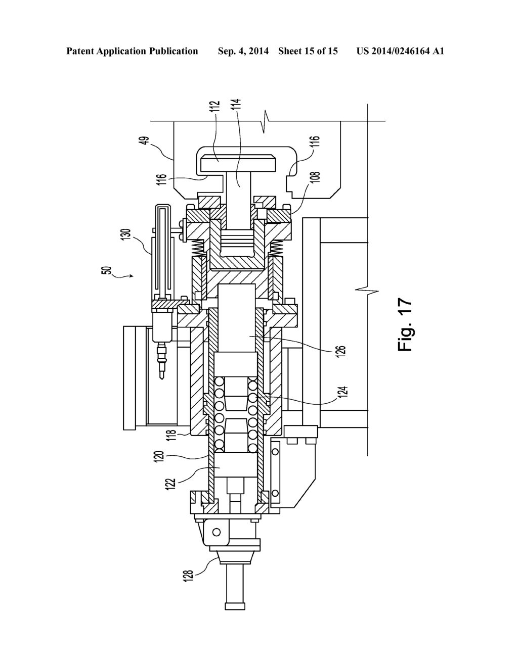 STRIP CASTING APPARATUS FOR RAPID SET AND CHANGE OF CASTING ROLLS - diagram, schematic, and image 16