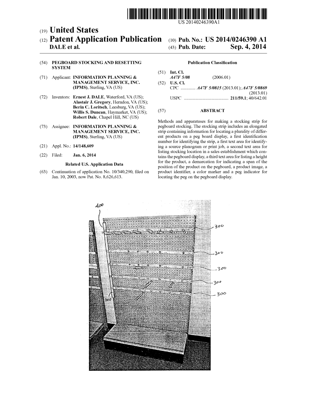 PEGBOARD STOCKING AND RESETTING SYSTEM - diagram, schematic, and image 01