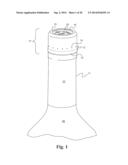 Bottle Closure with Chamber for Holding an Item diagram and image