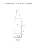 Bottle Closure with Chamber for Holding an Item diagram and image