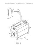 MOBILE UVA CURING SYSTEM AND METHOD FOR COLLISION AND COSMETIC REPAIR OF     VEHICLES diagram and image