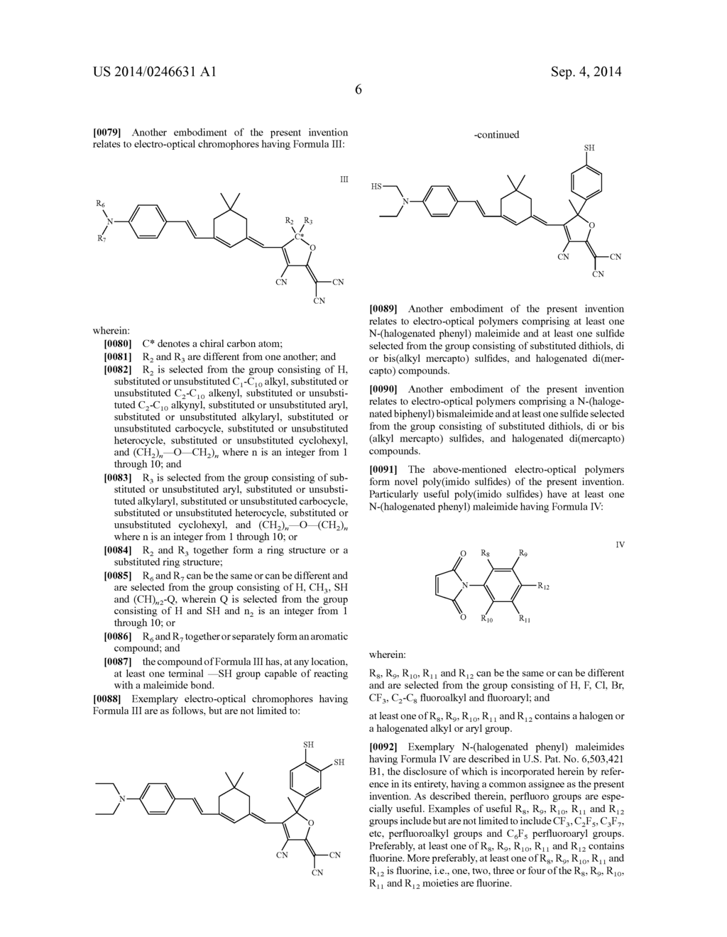 MERCAPTOFUNCTIONAL HIGH MUBETA EO CHROMOPHORES AND HIGH TG, LOW OPTICAL     LOSS, COVALENTLY BONDED, HIGH MUBETA EO CHROMOPHORE CONTAINING POLYMERS     AND METHODS OF SYNTHESIZING EO MATERIALS - diagram, schematic, and image 08