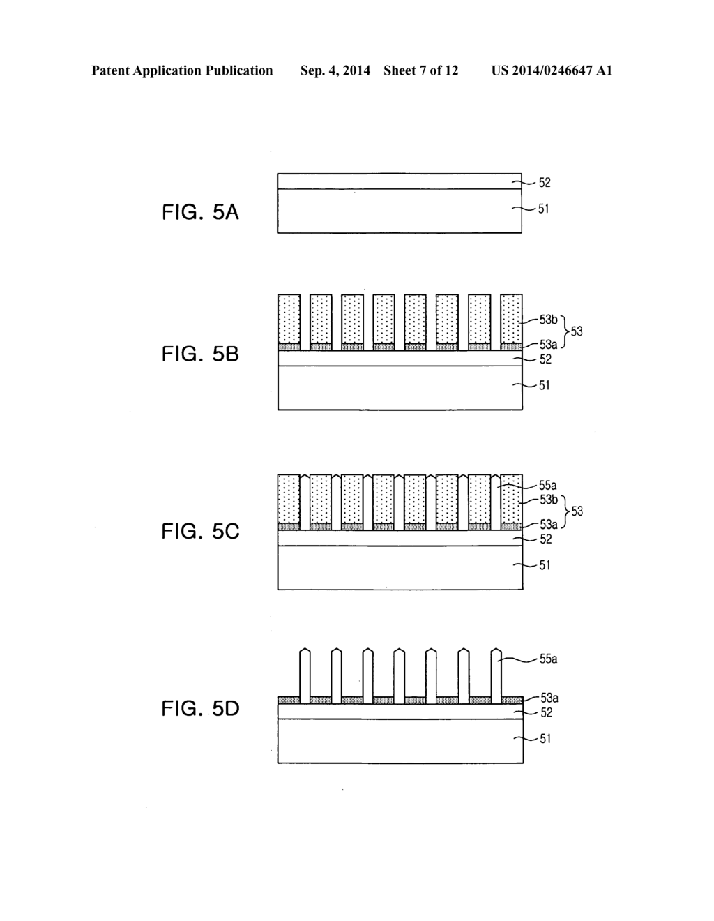 NANOSTRUCTURE LIGHT EMITTING DEVICE AND METHOD OF MANUFACTURING THE SAME - diagram, schematic, and image 08