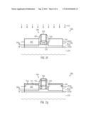 TRANSISTOR WITH EMBEDDED STRAIN-INDUCING MATERIAL FORMED IN CAVITIES     FORMED IN A SILICON/GERMANIUM SUBSTRATE diagram and image