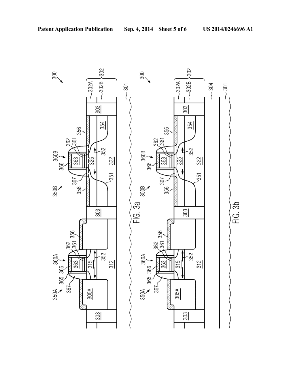 TRANSISTOR WITH EMBEDDED STRAIN-INDUCING MATERIAL FORMED IN CAVITIES     FORMED IN A SILICON/GERMANIUM SUBSTRATE - diagram, schematic, and image 06