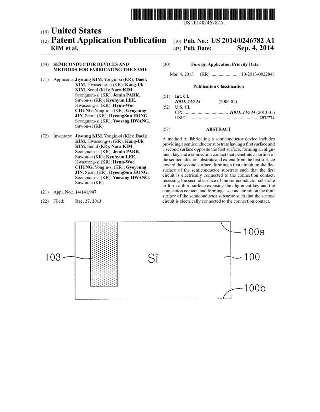 SEMICONDUCTOR DEVICES AND METHODS FOR FABRICATING THE SAME - diagram, schematic, and image 01