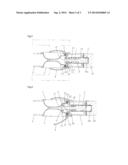 DOOR HANDLE STRUCTURE FOR AN ENTRANCE/EXIT DOOR diagram and image